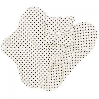 Imse Vimse wasbaar maandverband active Black Dots