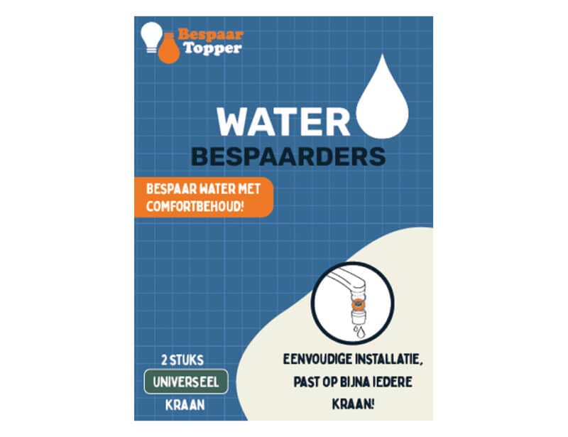bespaartopper-waterbespaarders-universeel voor kraan en douche