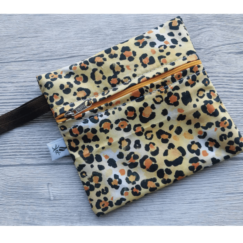 KKfabricsandcreations wetbag luipaard print