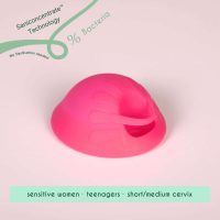Femi Eko menstruatiedisk zacht en antibacterial fuchia