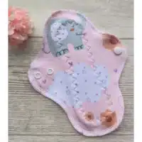 KKfabricsandcreations wasbaar inlegkruisje olifant