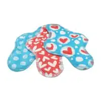 Blümchen wasbaar inlegkruisje hartjes printjes