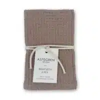 Aspegren biologische katoenen vaatdoekjes bruin