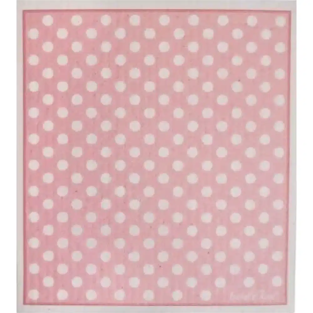 Isabelle Rose zweeds vaatdoekje 3 Isabelle Rose zweeds vaatdoekje dots roze