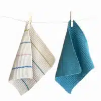 Funky Doris gebreide vaatdoekjes set blauw