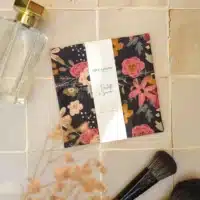 alice&jeanne kleine wetbag donkerblauw met bloemen