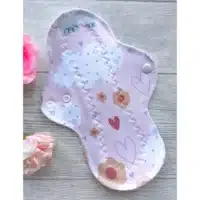 KKfabricsandcreations wasbaar maandverband olifant