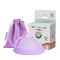 Femi Eko menstruatiedisk zacht en antibacterieel paars